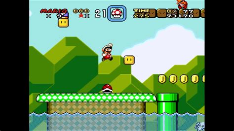 Super Mario World Mundo 1 Gameplay Super Nintendo Sin Comentar Youtube