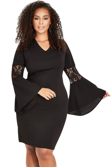 Black Lace Dress Evening Dresses Plus Size Plus Size Fashion Dresses