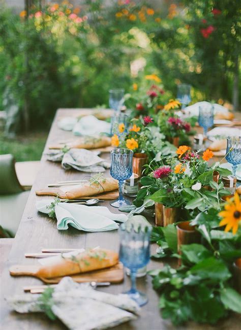 Diy lanterns for your mantel or side table. Backyard Farm to Table Dinner Party | Dinner party table ...