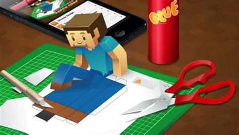How To Build A Minecraft Model With The Minecraft Papercraft Studio App