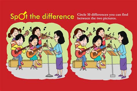 Puzzle Games Spot The Differences Champak Kids Magazines
