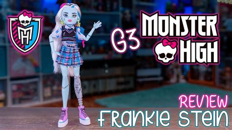 New 2022 Monster High G3 Frankie Stein Doll Review Youtube