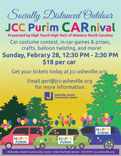 2021 Jcc Purim Carnival Asheville Jcc