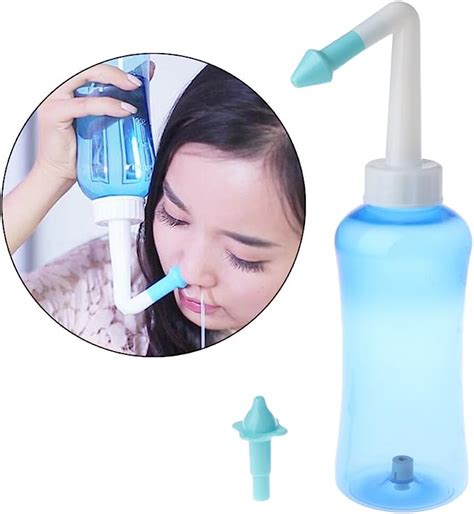 500ml Medical Polyethylene Nose Wash Bottle Neti Pot