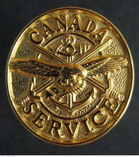 Canadian Forces Gold Service Pin 2006 Military Various Canada Pin