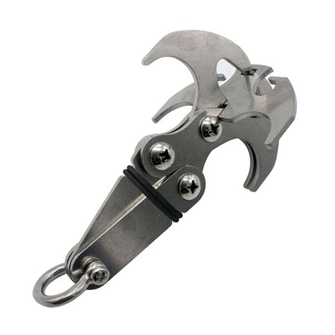 Multi Purpose Stainless Steel Survival Magnetic Folding Grappling Hook