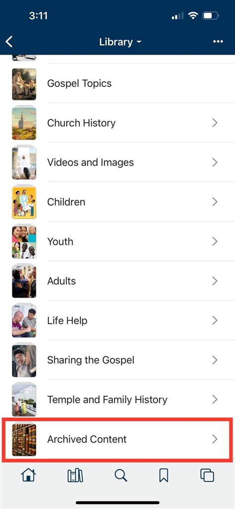 Archive on ChurchofJesusChrist.org