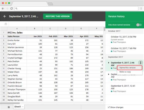 Google sheets is free, and it's bundled with google drive, docs, and slides to share files the best part about google sheets is that it's free and it works on any device—which makes it easy to follow. How to view the edit history in Google Sheets? - Sheetgo Blog