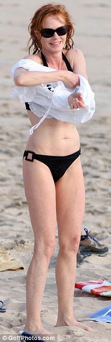 Csis Marg Helgenberger Puts On An Arresting Bikini Display At 52 Daily Mail Online