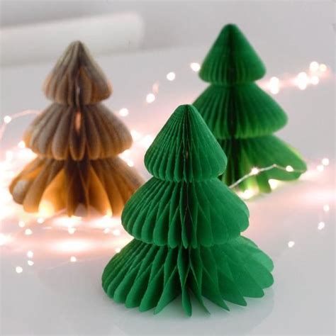 Christmas Tree Paper Honeycomb Custom Color 8 20 Cm