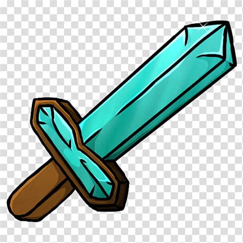 Look at links below to get more options for getting and using clip art. MineCraft Icon , Diamond Sword, shining green and brown ...