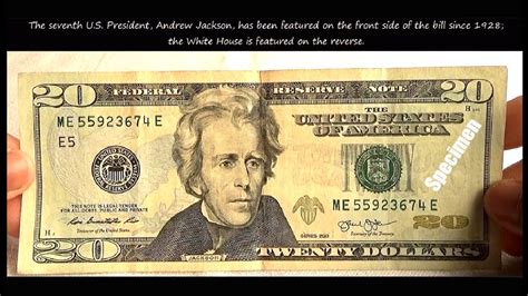 United States New Twenty Dollar 20 Bill Features And Security Youtube