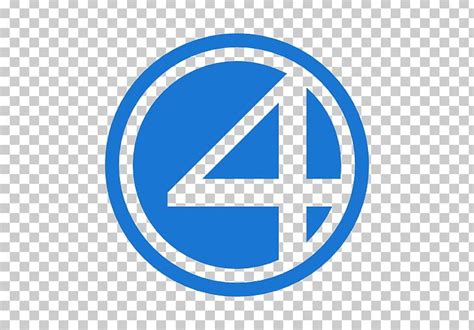 Fantastic Four Mister Fantastic Youtube Logo Png Clipart Area Blue