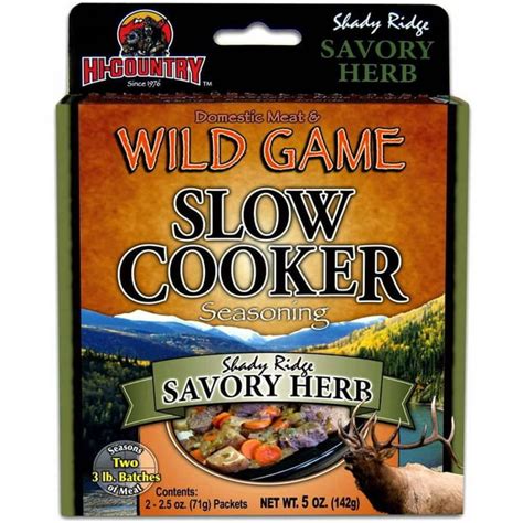 Hi Country Slow Cooker Seasonings Savory Herb Stew