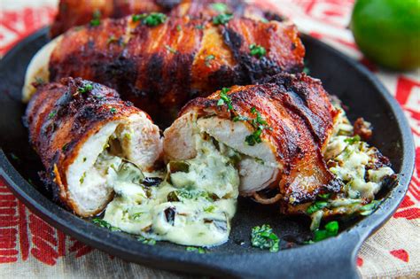 Bacon Wrapped Jalapeno Popper Stuffed Chicken Recipe On Closet Cooking