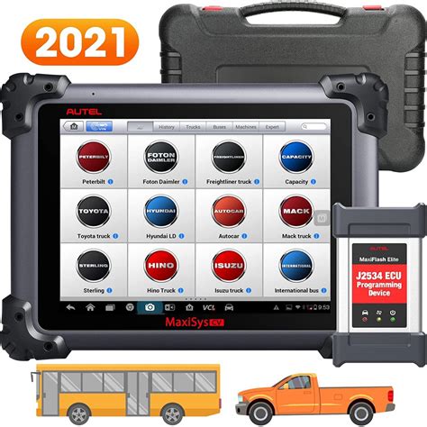 Autel Maxisys Cv Scanner Ms908cv Heavy Duty Truck Diagnostic Tool With
