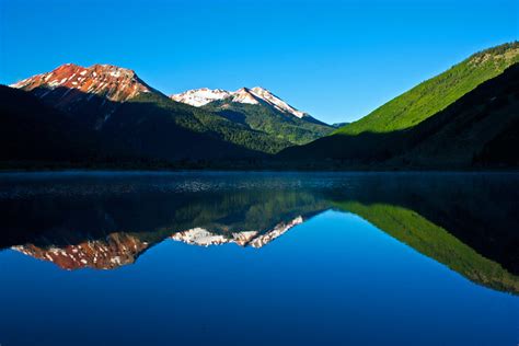 Red Mountain Reflection Crystal Lake Ouray Colorado Unit Flickr