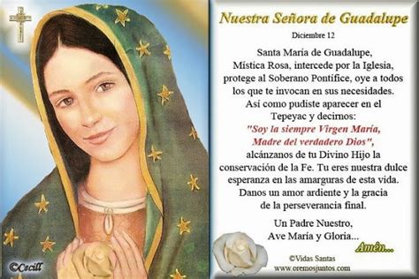 ® Virgen María Ruega Por Nosotros ® Oraciones A La Virgen De Guadalupe