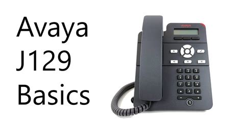 The phones support multiple call appearances and from three to 16 line appearance/feature keys. Avaya J129 IP Phone Overview - YouTube