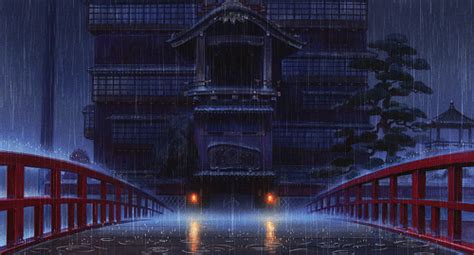 Calming Hd Rain S Anime Scenery Ghibli Studio Ghibli