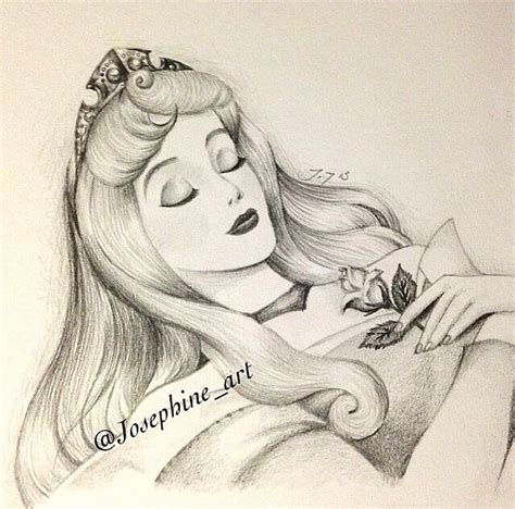 Pencil Drawing Of Aurora Sleeping Beauty Beauty Drawings Drawings