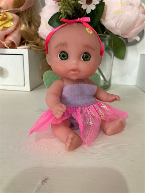 Mini Reborn Fairy Dollhand Paintedtwo Outfits Etsy