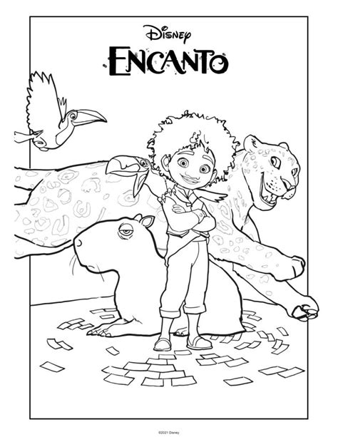 Encanto Coloring Pages And Activity Sheets For Kids Free Printables