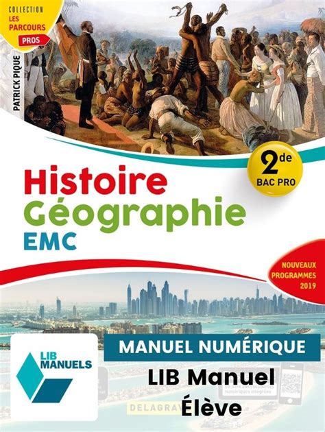 Histoire Géographie Emc 2de Bac Pro Ed Num 2021 Pochette Manuel