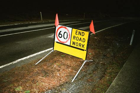 Sign End Road Work Another One Camera Used Hanimex 35e Flickr