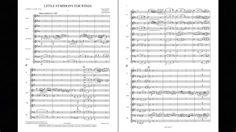 Little Symphony For Winds By Franz Schubertarr Verne Reynolds Youtube