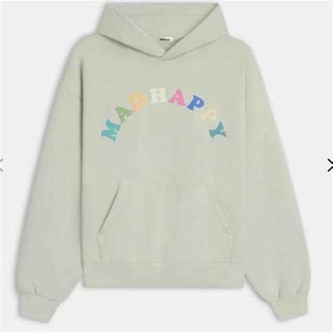 Madhappy Pastels French Terry Hoodie In Mint Depop