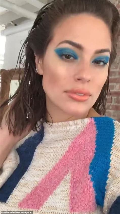Ashley Graham Shows Freckles In Makeupfree Instagram