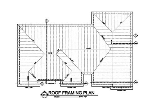 Roof Plan Samples And El Monte Drafting Su0026le Sections U0026 Roof Plan