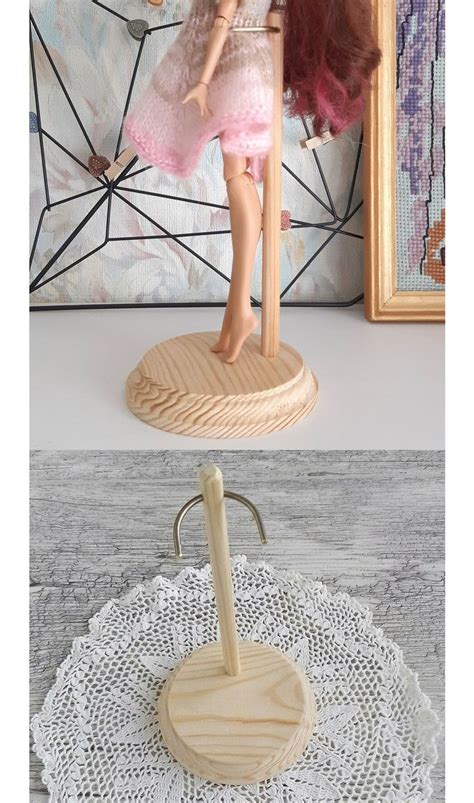 Doll Stand Wood Display Stand Doll Display Doll Holder Blythe Etsy
