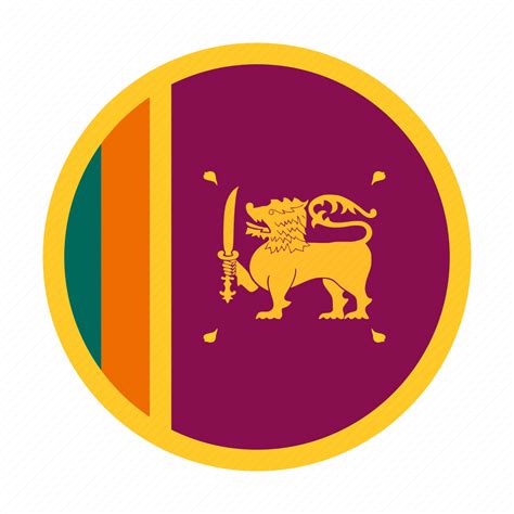 Sri Lanka Flag Icon Download On Iconfinder On Iconfinder