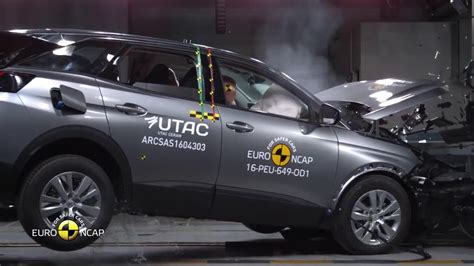 2017 Peugeot 3008 Crash Tests Euro Ncap Youtube