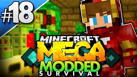 Minecraft Mega Modded Survival 18 Building An Iron Man