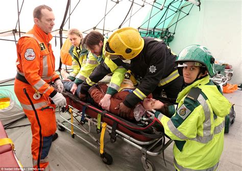 Emergency Workers Carry Out Drill For Europes Biggest Disaster