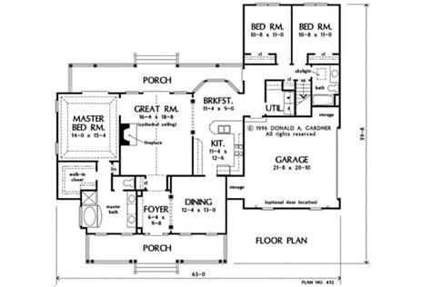 1 story home floor plans collection. Single-Story 3-Bedroom The Jacksonboro Home (Floor Plan)