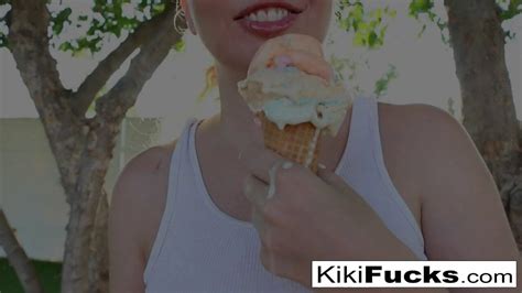 Kiki Daire Has A Sexy Messy Time With Some Ice Cream Xhamster