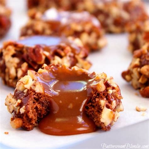 Flirt With Desserts Blog Archive Turtle Thumbprint Cookies And A