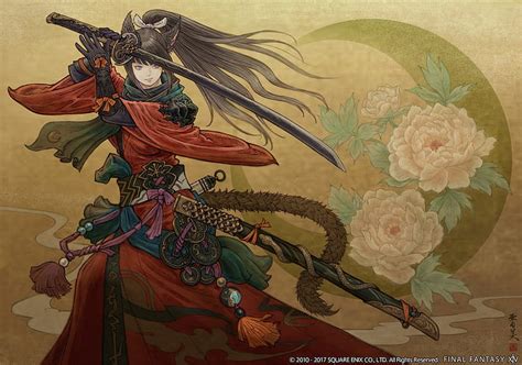 1920x1080px 1080p Free Download Red Samurai Red Game Ffxiv Girl