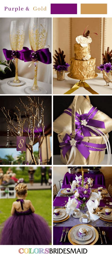 Fall Wedding Colors With Purple 10 Purple Wedding Color Schemes