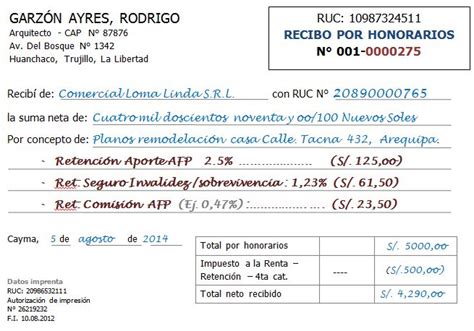 ¿sabes Como Emitir Tus Recibos Por Honorarios Boletín Empresarial