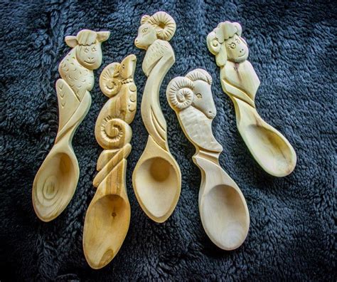 Ig Сергій Марущак Ложки рік Кози Ig Wooden Spoons Wood Spoon Wood Carving Art