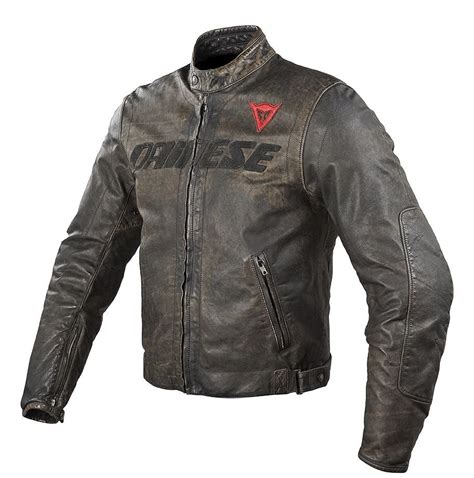 Dainese Vintage Leather Jacket Black Motorcycle Jackets Bike Stop Uk