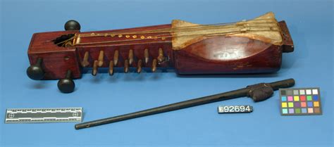 Musical Instrument Fiddle And Bow Sarangi Smithsonian Institution