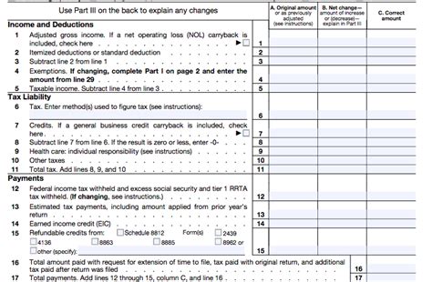 Form 1040x Instructions Everything You Need To Know Millennial Money