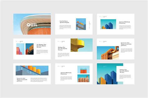 Quil Architecture Powerpoint Template Ppt