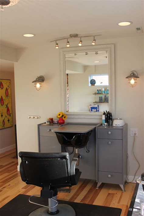Linda tragically lost her battle in 2015, but her spirit lives on in her salon. my station! | Home hair salons, Home salon, Salon suites decor